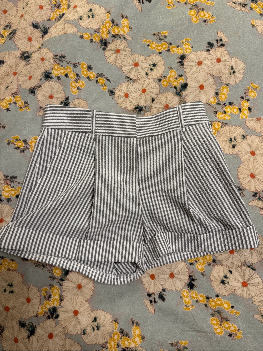 Veronica Beard Carlito Seersucker Shorts NWT Sz 6